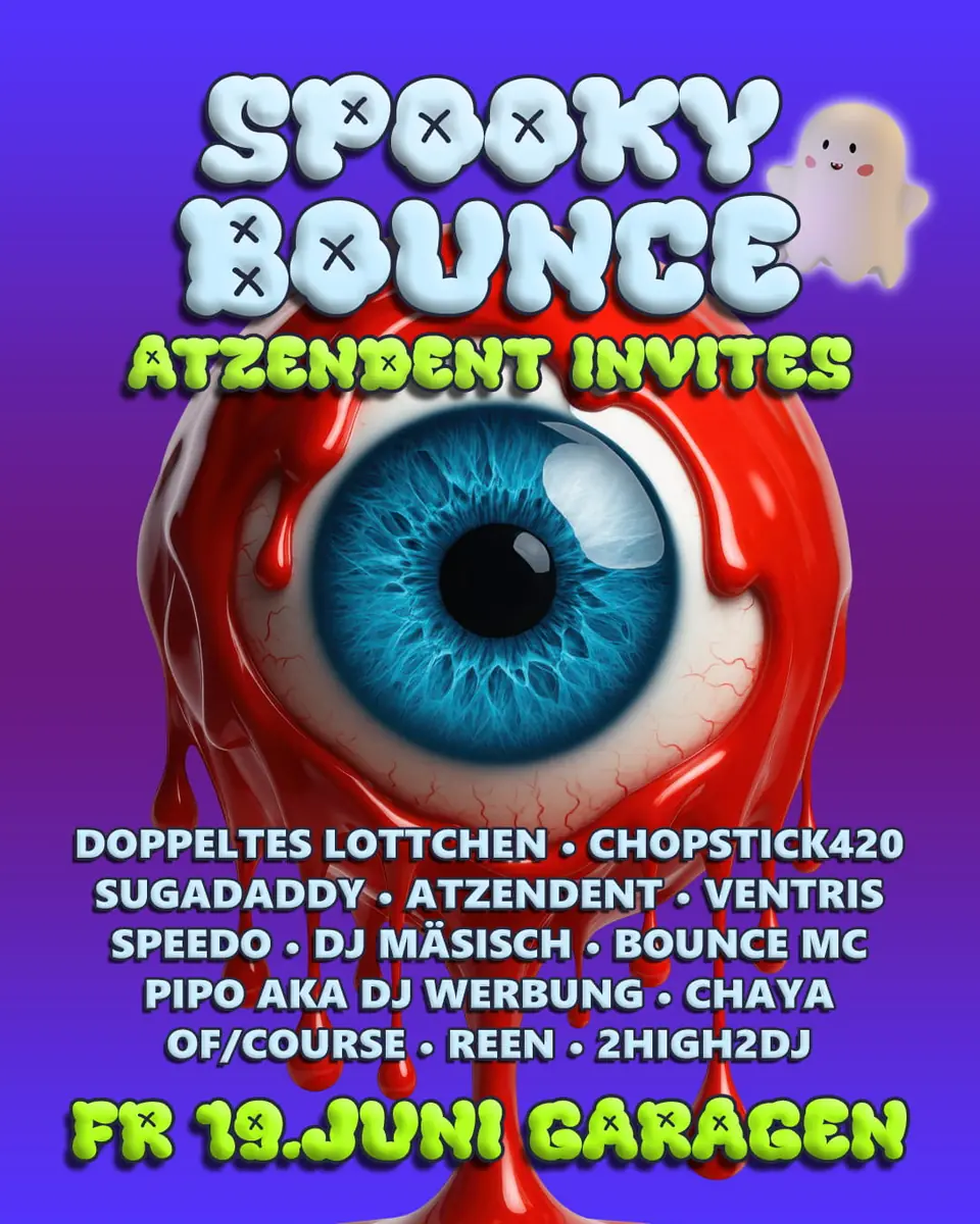 SPOOKYBOUNCE presents: Atzendent INVITES — Garagen, Kolín nad Rýnem