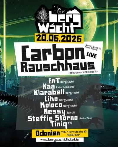 BergWacht w Odonien z Carbon LIVE, Rauschhaus i innymi