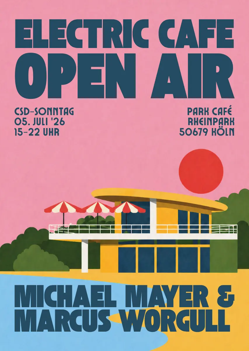 OPEN AIR with Michael Mayer & Marcus Worgull (CSD Sonntag Spezial) — Parkcafe, Köln