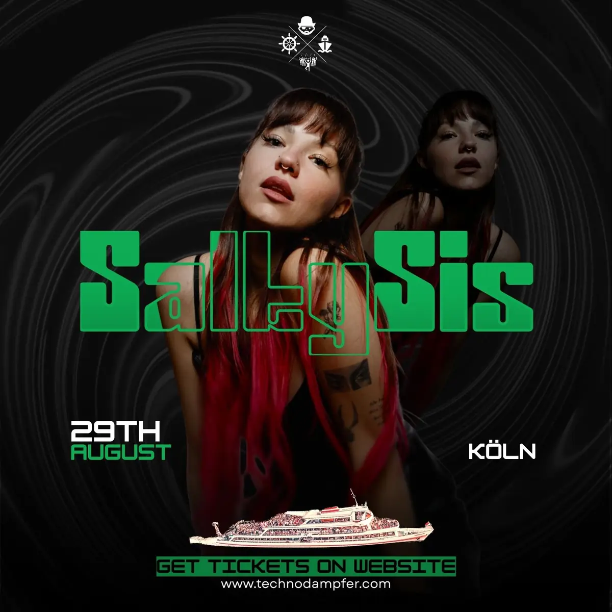 Techno Dampfer Köln with SaltySis — Köln