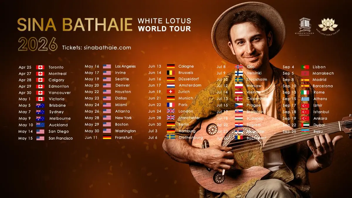Sina Bathaie White Lotus World Tour - Live in Frankfurt — Zoom Club, Франкфурт-на-Майні