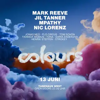 COLOURS с Mark Reeve, Jil Tanner, MPathy, Nic Lorenz и многими другими