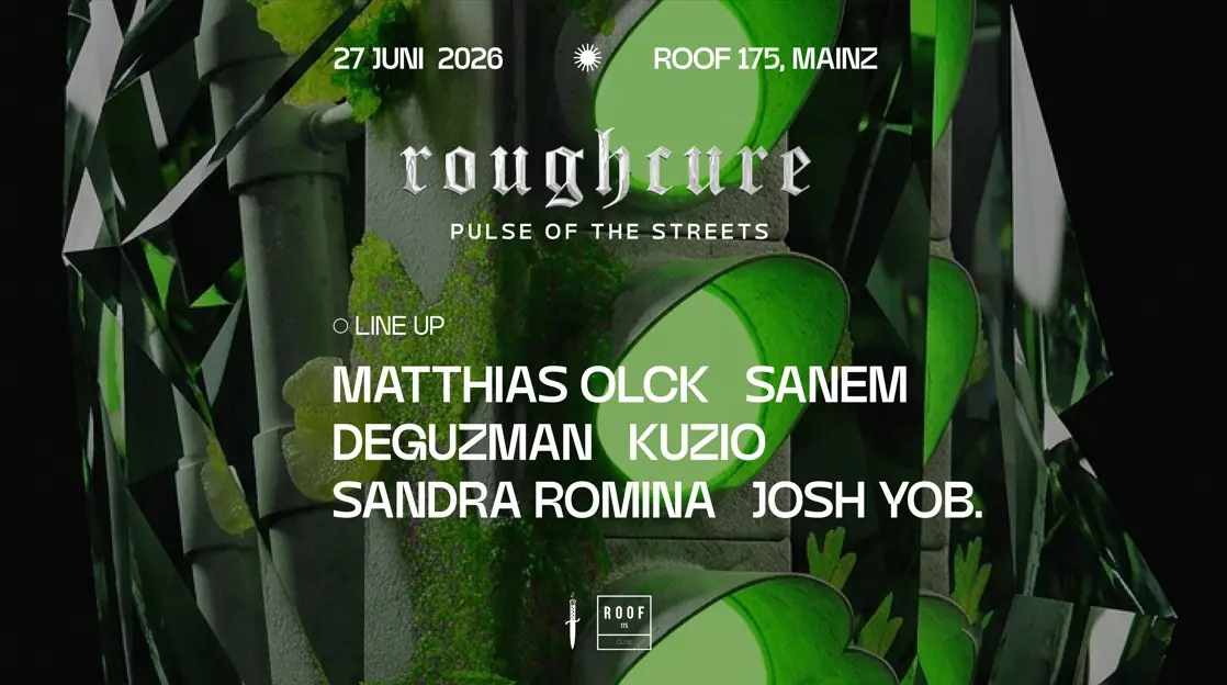 rough cure Puls of the Streets s Matthias Olck, SANEM, DeGuzman a dalšími — Roof 175, Frankfurt nad Mohanem