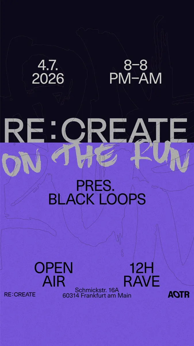 RE:CREATE On The Run | OPEN AIR — Frankfurt