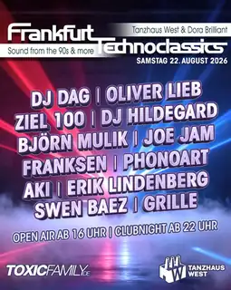 FRANKFURT TECHNOCLASSICS - Open Air & Clubnight