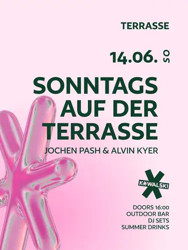 SONNTAG TERRASSE • Jochen Pash • ALVIN KYER