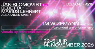 Discotronic x Club Hybrid: Jan Blomqvist, Bebetta, Marius Lehnert, Alexander Maier