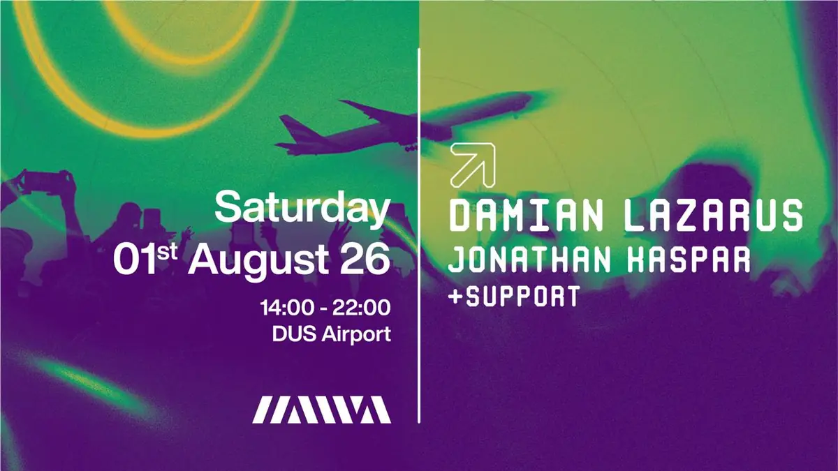 Hawā Open Air na letišti DUS s Damianem Lazarusem - sobota, 01.08.2026 — Airport Düsseldorf, Düsseldorf