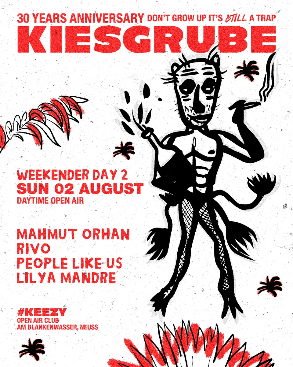 Kiesgrube presents THE WEEKENDER DAY 2 DAYTIME OPEN AIR with Mahmut Orhan, Rivo — Kiesgrube, Düsseldorf