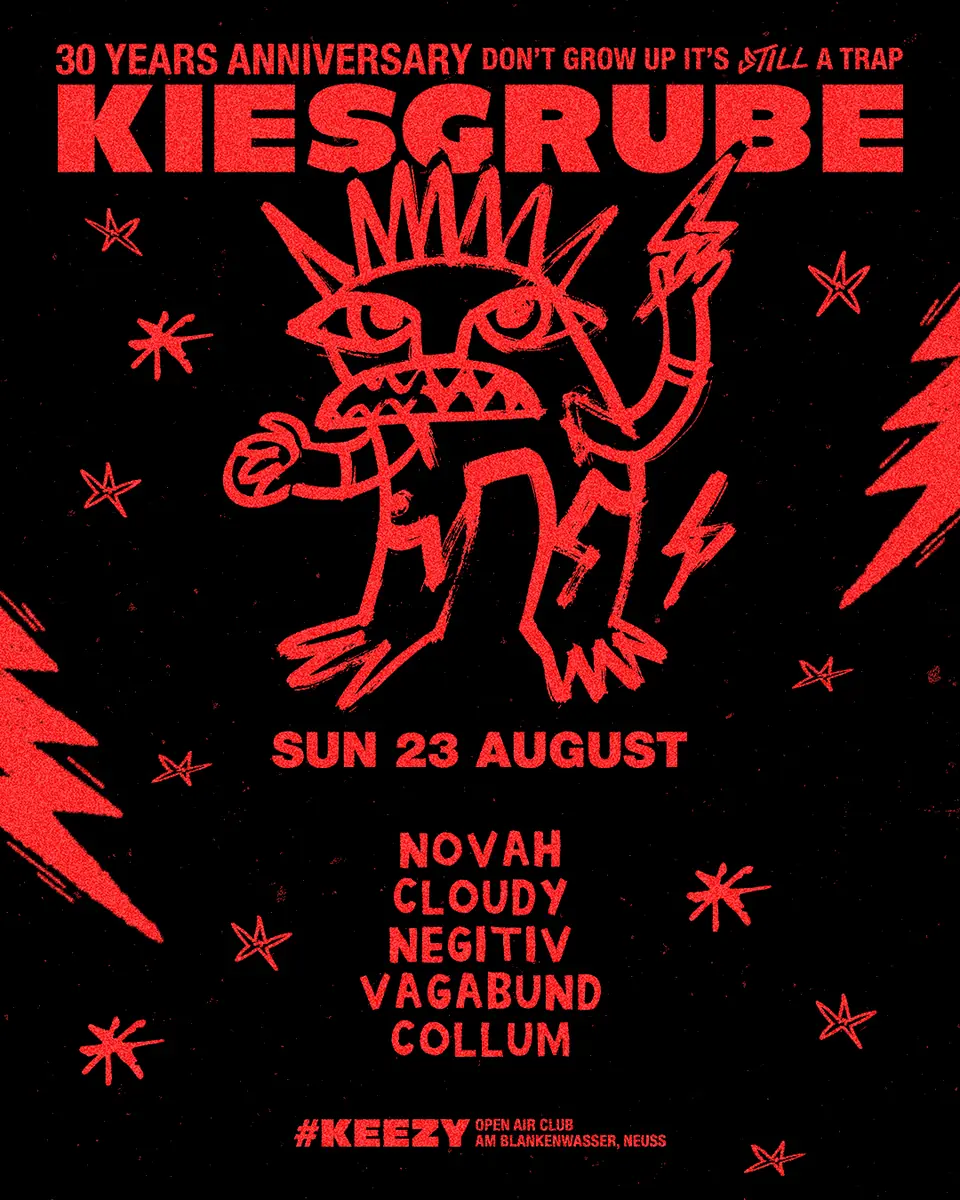 Kiesgrube presents #WAH s NOVAH, Cloudy, NEGITIV, Vagabund — Kiesgrube, Düsseldorf