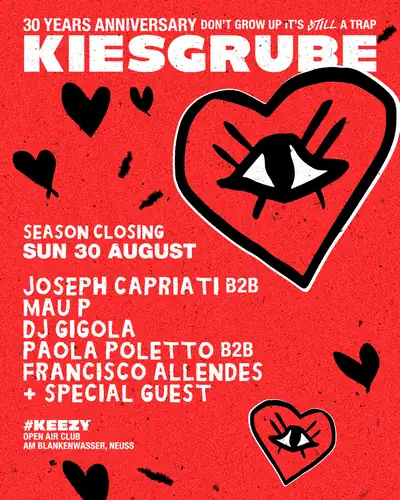 Kiesgrube presents THE SEASON CLOSING with Joseph Capriati, B2B Mau P, SPECIAL GUEST