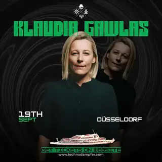 Techno Dampfer Düsseldorf with Klaudia Gawlas