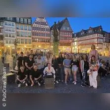 Pubcrawl Frankfurt — Vor dem Justitia Brunnen am Römer, Frankfurt