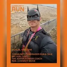Community Fundraiser Run & Talk with Yoel Levy - The Jewish Fitness Coach