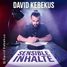 David Kebekus - Sensible Inhalte — Kabarett Die Käs, Frankfurt