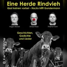 Stádo skotu nikoho nepustí - Hacks se setkává s Gundermannnem — Literaturhaus Halle, Halle (Saale)