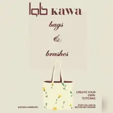 Bags & Brushes - Vytvořte Svou Tašku - Kawa Hamburg — Kawa Café/Maihan, Hamburk