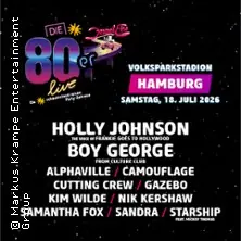 die 80er live Hamburg 2026 — Volksparkstadion, Hamburk