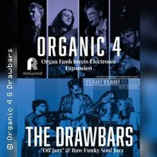 Live Concert: Organic 4 & The Drawbars - Deep Funk & Soulful Psychedelic Hammond B3 Jazz — Motte, Hamburg