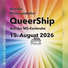 2. QueerShip: Partyfahrt in den Sonnenuntergang — Fahrgastschiff MS-Karlsruhe, Karlsruhe