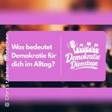 Demokratie Dienstage - Christopher Gudacker, Johanna Peprah — Theater in der Filmdose, Köln