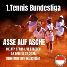 Tennis Bundesliga Herren 2026 – Heimspiele beim KTHC Stadion Rot-Weiss