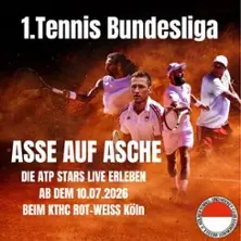 Tennis Bundesliga Herren 2026 – Heimspiele beim KTHC Stadion Rot-Weiss — KTHC Stadion Rot-Weiss Köln Tennis- und Hockeyclub, Köln