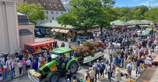 Gärtnerjahrtag München: Event на Viktualienmarkt
