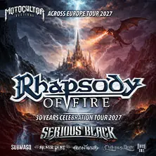 Rhapsody Of Fire + Serious Black - Motocultor across europe 2027 — Backstage Halle, Mnichov