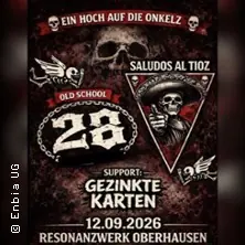 28 Onkelz Cover / Saludos Al Tioz - Gezinkte Karten — ResonanzWerk Oberhausen, Oberhausen