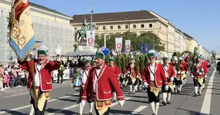 Trachten- und Schützenzug 2026 at Oktoberfest in Munich