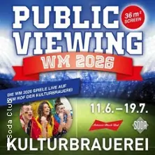 Public Viewing in der Kulturbrauerei Berlin — Public Viewing in der Kulturbrauerei (Soda Beach Garden), Berlin