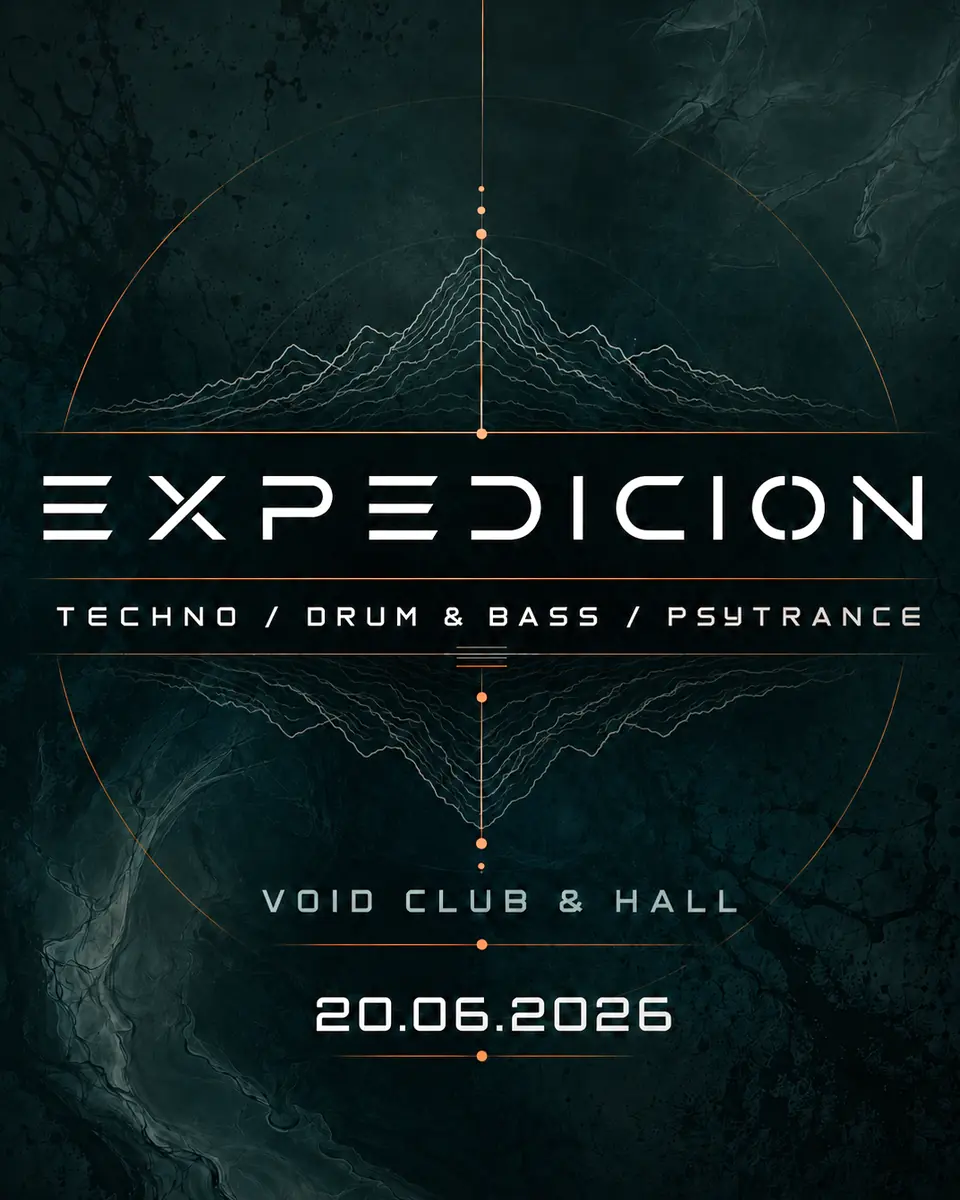 Expedicion 28 with Senchai (AUT), Dirty Plates, nillonollin, Crashkitt, Ektoside, Baraquz — Void Club, Berlin
