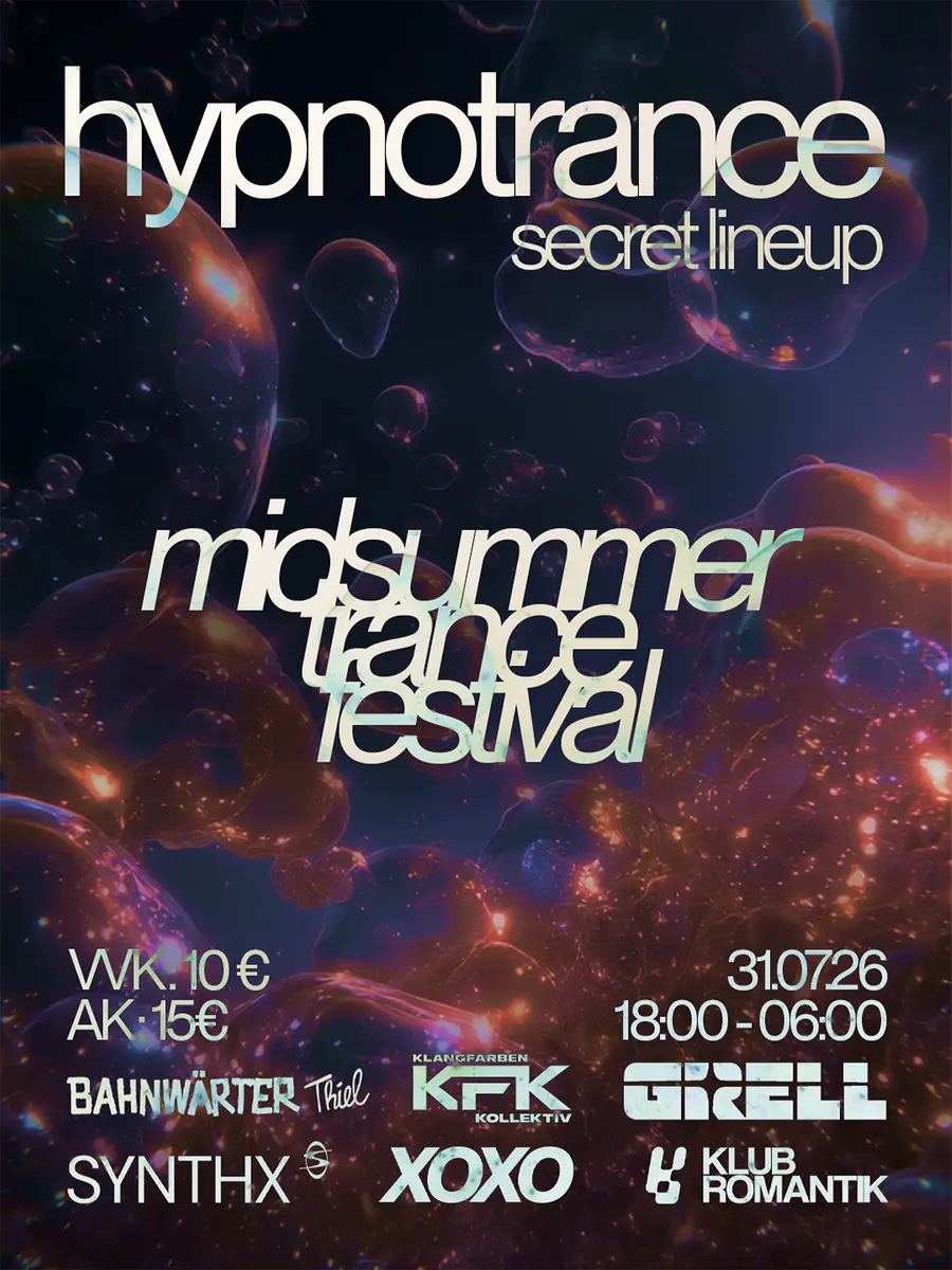 Hypnotrance - Midsummer Open Air & Club - Bahnwärter Thiel — Bahnwärter Thiel, München