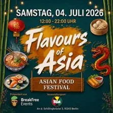 Asian Food Festival Berlin - 10+ фудстендов | Выступления | Музыка и многое другое — YAAM, Берлин