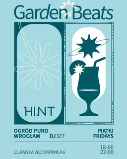 Garden Beats by Hint - večery s elektronickou hudbou v zahradě PURO Hotel