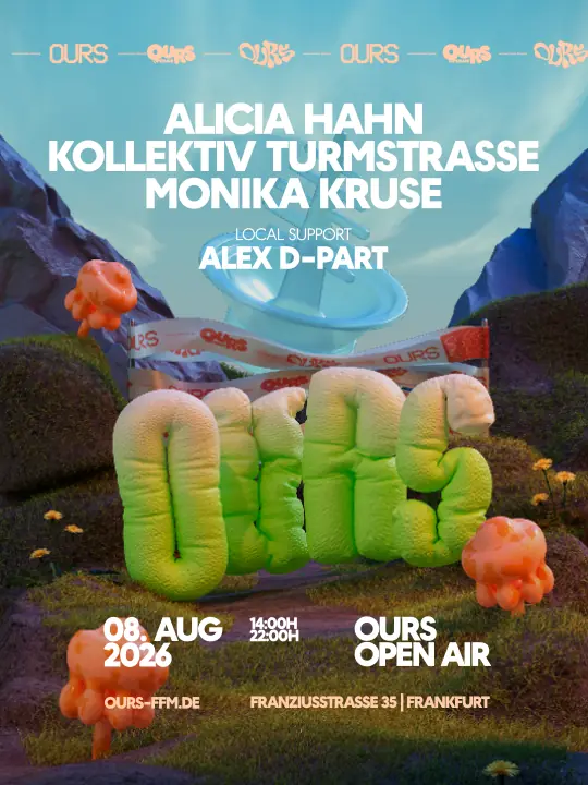 OURS with Monika Kruse, Kollektiv Turmstrasse, Alicia Hahn — Sparta Schwimmclub, Франкфурт-на-Майне