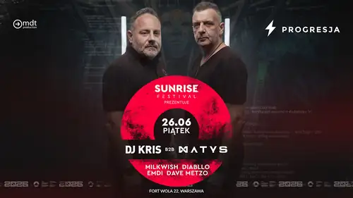 SUNRISE FESTIVAL představuje DJ KRIS b2b MATYS
