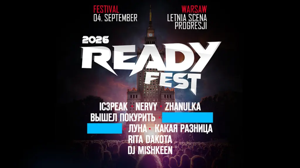 Ready Fest 26 — Letní scéna Progrese ve Varšavě, Varšava
