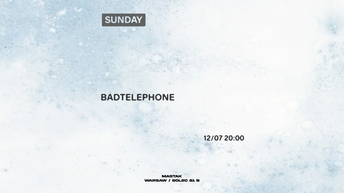 Sunday — Mastak, Warszawa