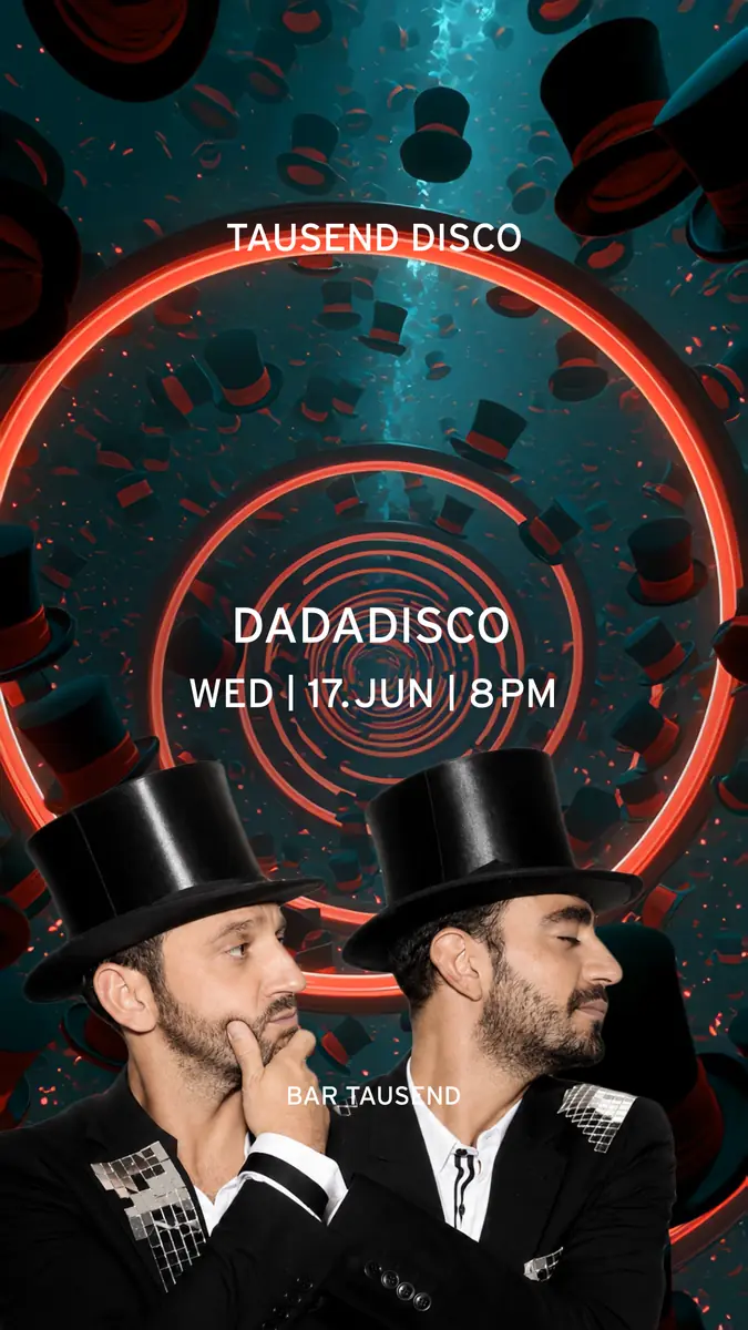Tausend Disco: DADADISCO — Tausend, Берлін