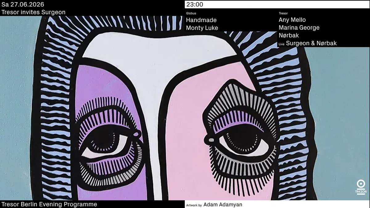 Tresor invites Surgeon — Tresor / Globus, Berlin