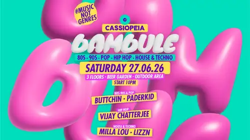 Bambule (House & Techno, 80s, 90s, Pop, Hip Hop)