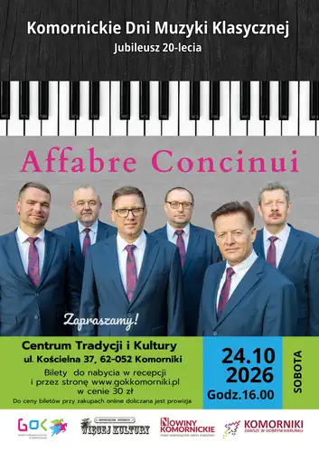 Affabre Concinui - Koncert v CTiK v Komornikách