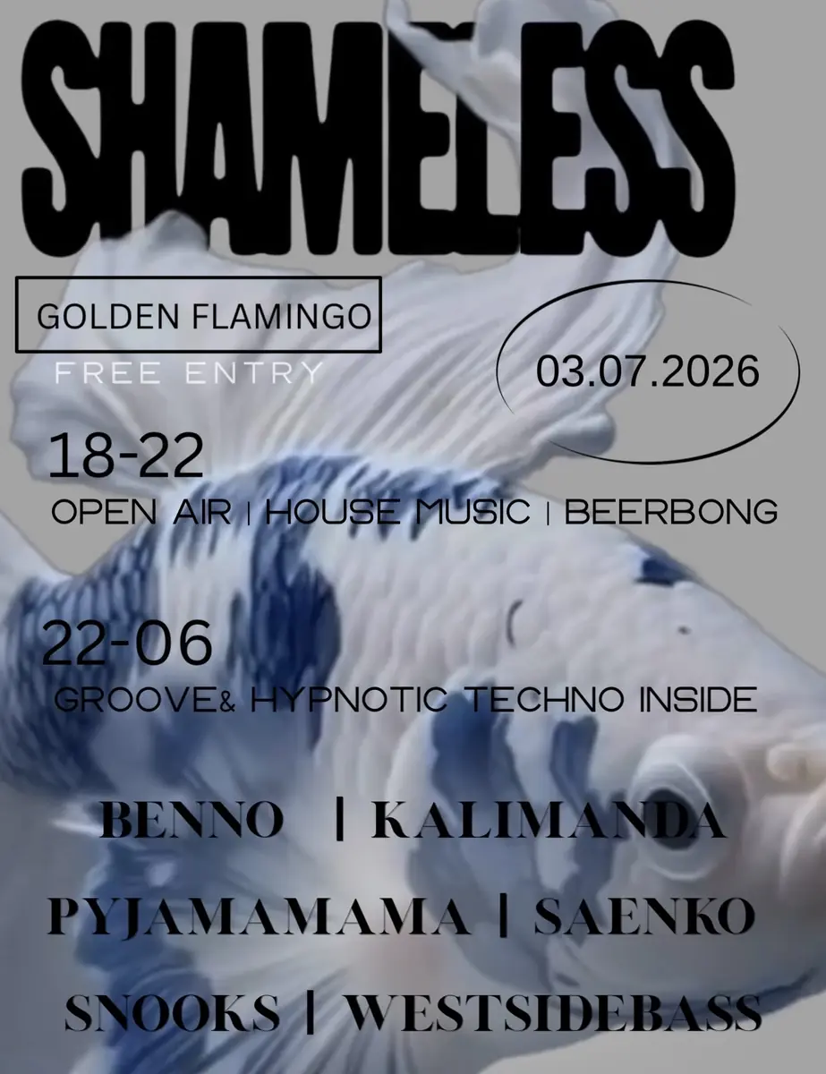 SHAMELESS - FREE ENTRY - Afterwork + Afterparty — Golden Flamingo, Berlin
