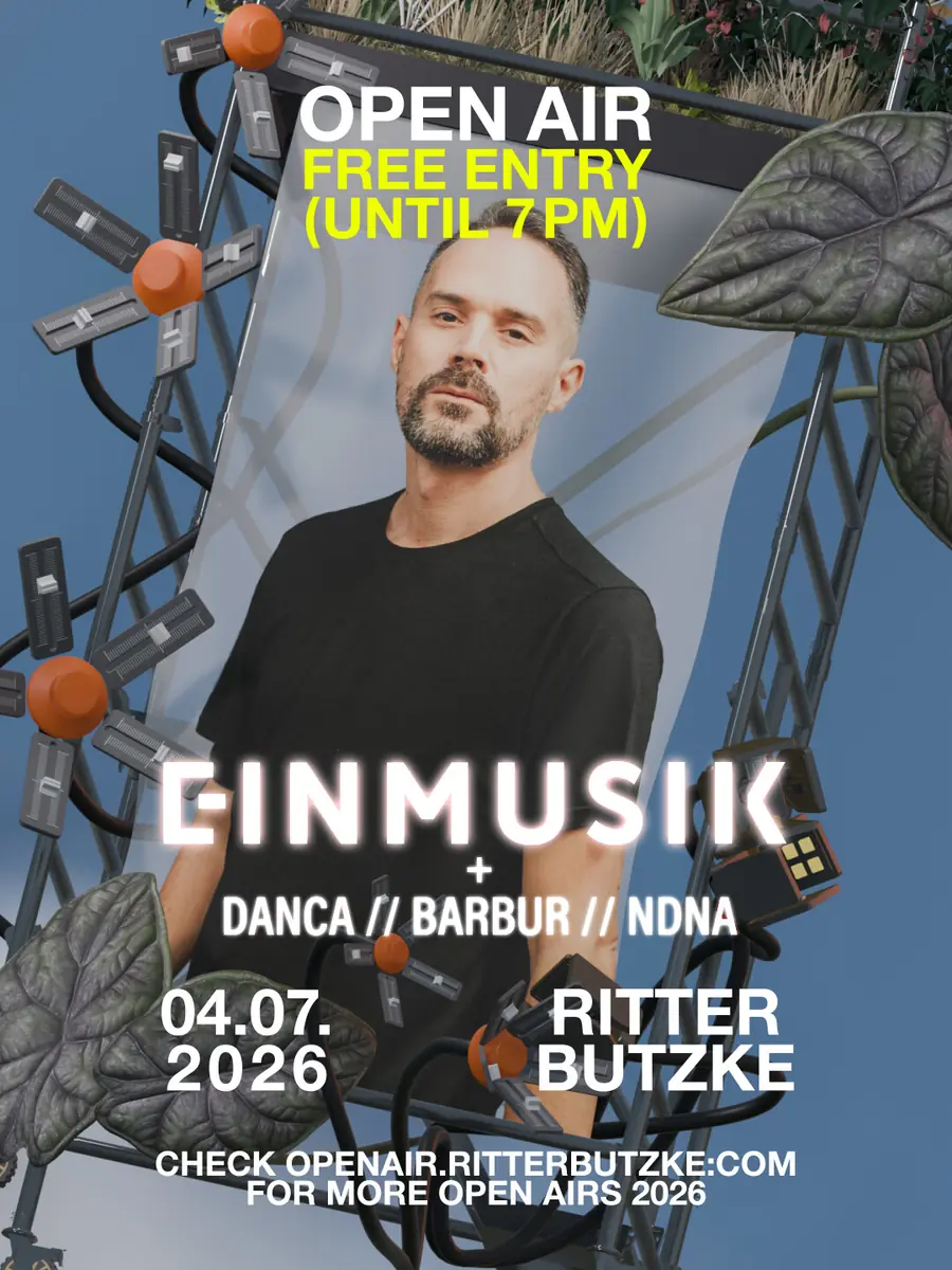 Einmusik (Open Air) - vstup zdarma do 19:00 — Ritter Butzke, Berlín