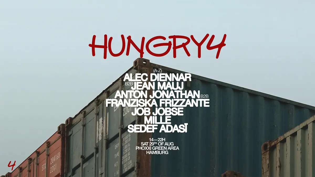 Hungry4 ps. Job Jobse, Sedef Adasï - Summer Closing - Open Air at Deichtorhallen — Phoxxi Green Area, Hamburg