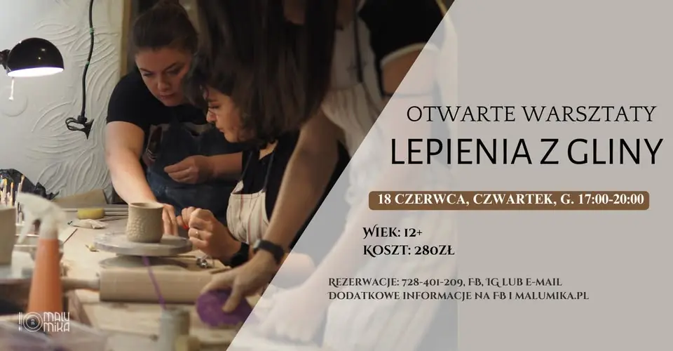 Otevřené dílny hrnčířství v červnu — MaluMika, Vratislav