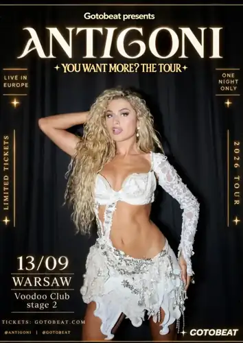 ANTIGONI (UK/CY) live in Warsaw! + You Want More ? The Tour