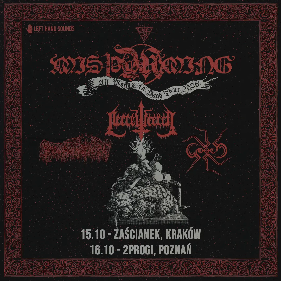 Misthyrming, Necrowretch + supports — 2Progi, Poznaň